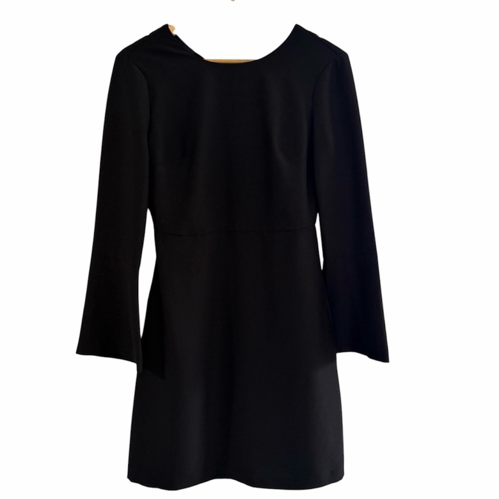 Banana Republic Brown Tie Neck Blouse Long Sleeve Size 0